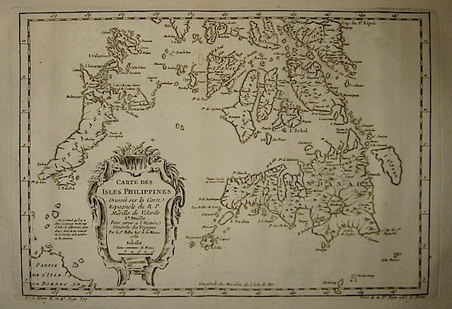 Bellin Jacques-Nicolas (1703-1772) Carte des Isles Philippines... second feuille 1752 Parigi